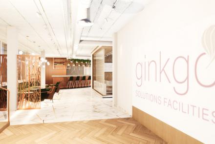 The city by ginkgo business center Limpertsberg Luxembourg