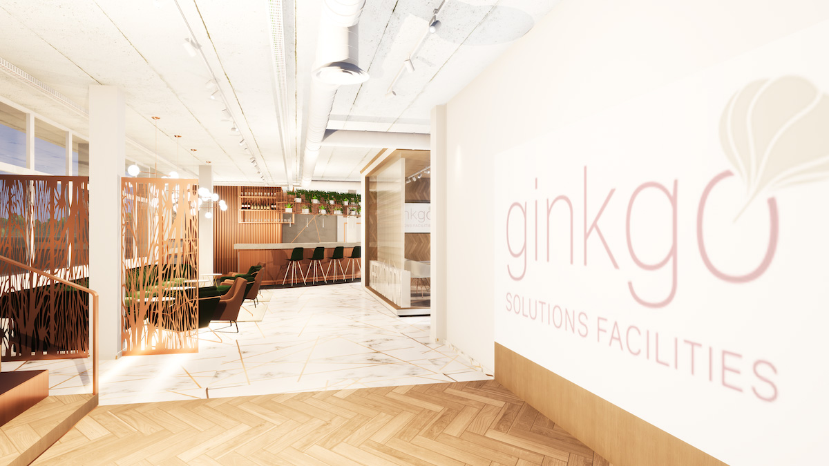 The city by ginkgo business center Limpertsberg Luxembourg